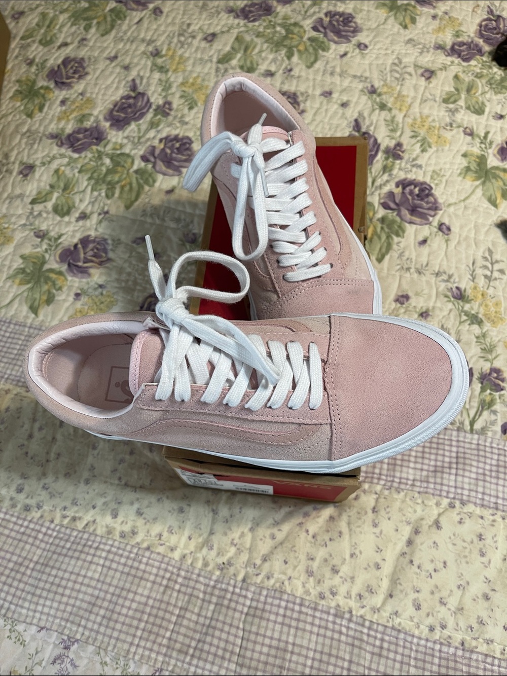 Vans Pink Suede Low-Top Sneakers Made Exclusively for Madewell. NWT